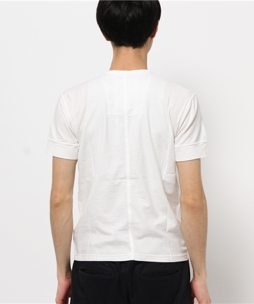BHY-biography(ビーエイチワイバイオグラフィー)の「30/1ROUFY HENLEY NECK(Tシャツ/カットソー・メンズ・ブラック/ホワイト/ブルー・48/46/44)」の7枚目の写真