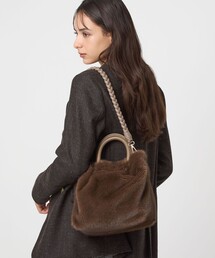 green label relaxing(グリーンレーベルリラクシング)のフェイクファー2WAY トートバッグ / ショルダーバッグ(トートバッグ)
