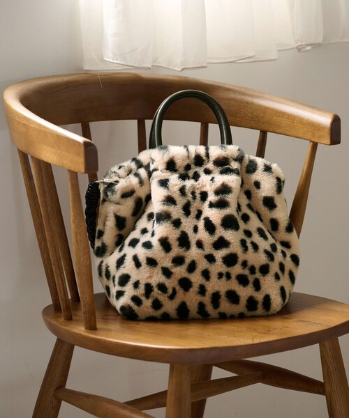 green label relaxing（グリーンレーベルリラクシング）の「フェイクファー2WAY トートバッグ / ショルダーバッグ（トートバッグ・レディース・グレー/ダークブラウン/その他1/モカ・FREE）」の16枚目の写真