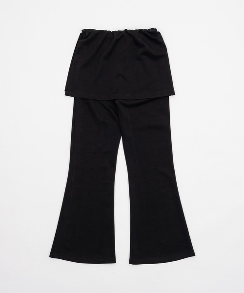 Layered flare pants/レイヤードフレアパンツ（その他パンツ）｜Smyeon