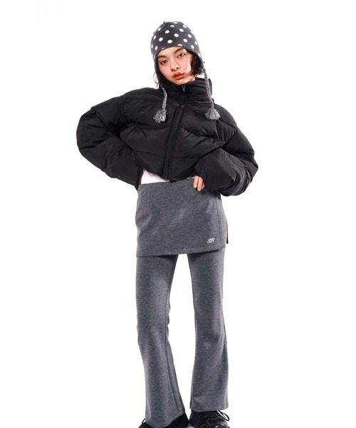 Layered flare pants/レイヤードフレアパンツ（その他パンツ）｜Smyeon
