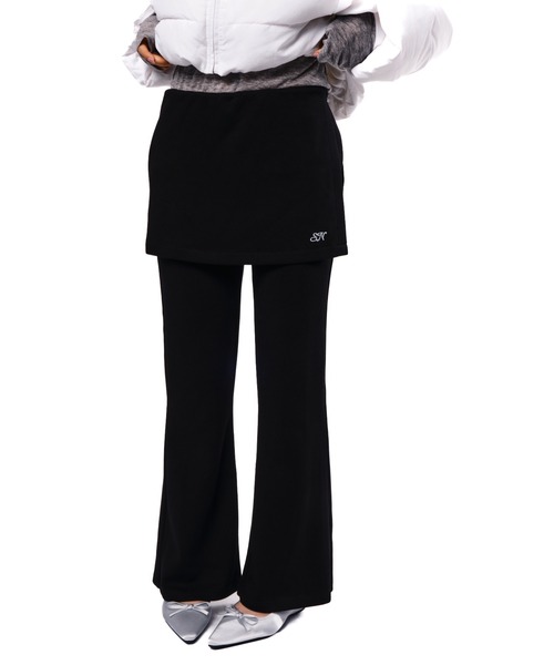 Smyeon（スミョン）の「Layered flare pants/レイヤードフレアパンツ