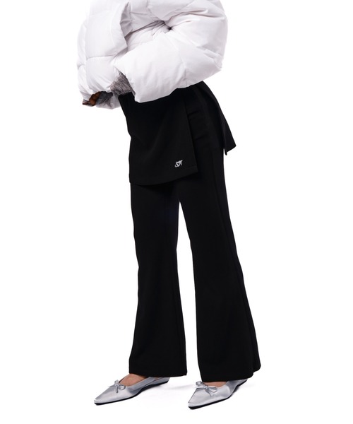 Smyeon（スミョン）の「Layered flare pants/レイヤードフレアパンツ