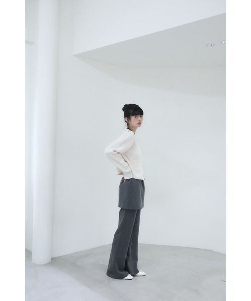 Smyeon（スミョン）の「Layered flare pants/レイヤードフレアパンツ