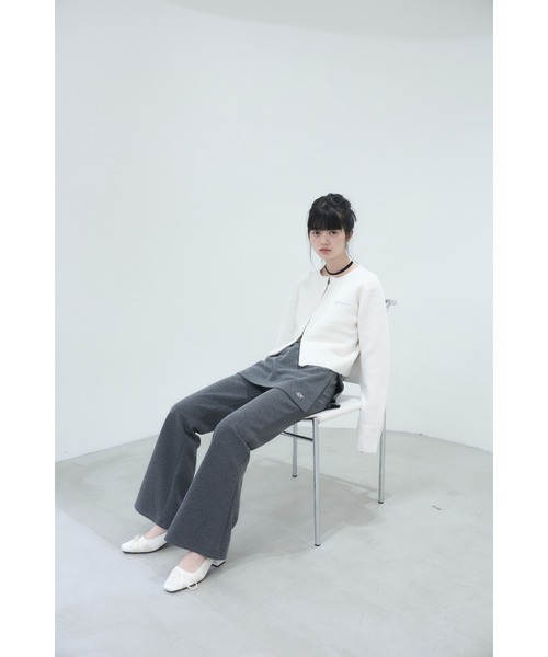 Layered flare pants/レイヤードフレアパンツ（その他パンツ）｜Smyeon