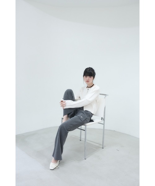 Layered flare pants/レイヤードフレアパンツ（その他パンツ）｜Smyeon