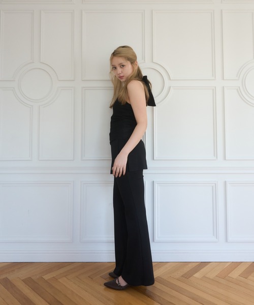Layered flare pants/レイヤードフレアパンツ（その他パンツ）｜Smyeon