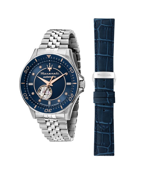 Maserati/マセラティ」スフィーダ - 44MM オートマ ブルー