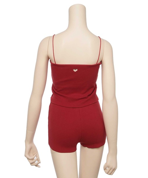 Ravijour(ラヴィジュール)の「【MINAMOコラボ】 Coeur Cache set up(ルームウェア/パジャマ・レディース・ブラック/レッド/ホワイト・S/M)」の10枚目の写真