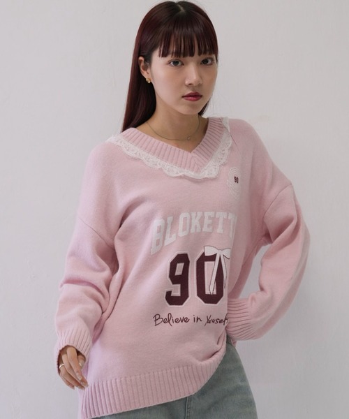 MILK - 新品未使用　お勧め品♪ 【MILK lovelyニット トップス ベビーピンク】 セール】a//m｜オルム（レディース）のニット/セーター（ピンク/桃色系