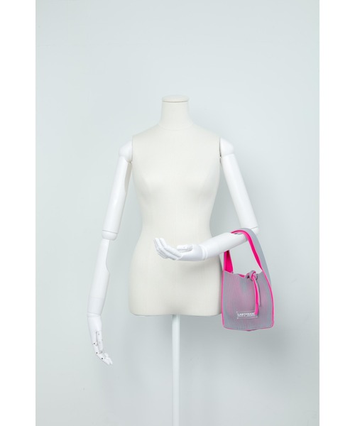 LASTFRAME(ラストフレーム)の「KASANE REVERSIBLE TASUKI TOTE MINI(ハンドバッグ・レディース・ピンク系その他/グリーン系その他/ピンク系その他2/ブラック系その他/グレー系その他・mini)」の17枚目の写真