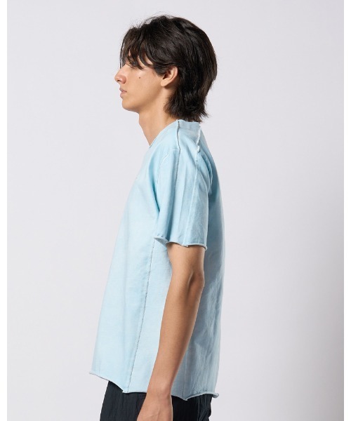 wjk（ダヴルジェイケイ）の「tight jersey cut-off S/S（Tシャツ/カットソー・メンズ・ホワイト/ライトグレー/ブラック/ライトブルー・SMALL/MEDIUM/LARGE/X-LARGE）」の6枚目の写真