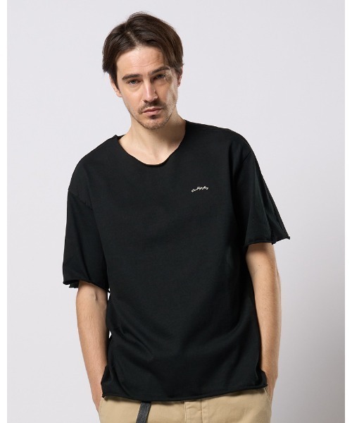 wjk（ダヴルジェイケイ）の「tight jersey cut-off S/S（Tシャツ/カットソー・メンズ・ホワイト/ライトグレー/ブラック/ライトブルー・SMALL/MEDIUM/LARGE/X-LARGE）」の14枚目の写真