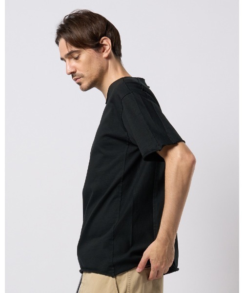 wjk（ダヴルジェイケイ）の「tight jersey cut-off S/S（Tシャツ/カットソー・メンズ・ホワイト/ライトグレー/ブラック/ライトブルー・SMALL/MEDIUM/LARGE/X-LARGE）」の15枚目の写真