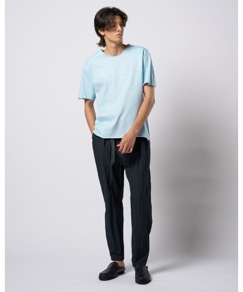 wjk（ダヴルジェイケイ）の「tight jersey cut-off S/S（Tシャツ/カットソー・メンズ・ホワイト/ライトグレー/ブラック/ライトブルー・SMALL/MEDIUM/LARGE/X-LARGE）」の20枚目の写真