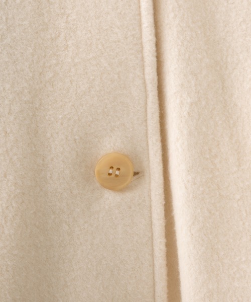 OMNES（オムネス）の「フェルトルーズシルエットステンカラーコート（ステンカラーコート・レディース・ブラック/ダークグレー/オフホワイト・FREE）」の11枚目の写真