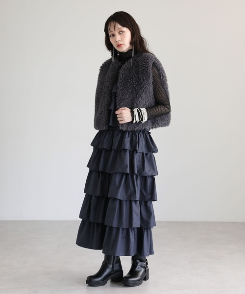 Green　Parks（グリーンパークス）の「・LENA リング付ショートブーツ（ブーツ・レディース・ブラック・LL/S/M/L）」の11枚目の写真