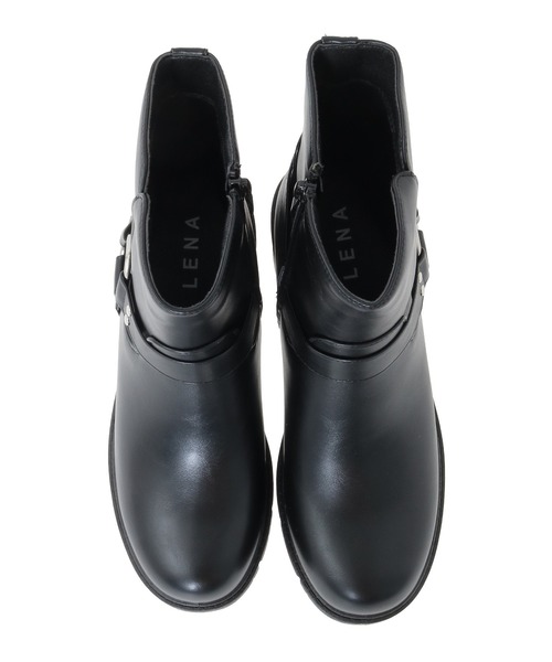 Green　Parks（グリーンパークス）の「・LENA リング付ショートブーツ（ブーツ・レディース・ブラック・LL/S/M/L）」の8枚目の写真