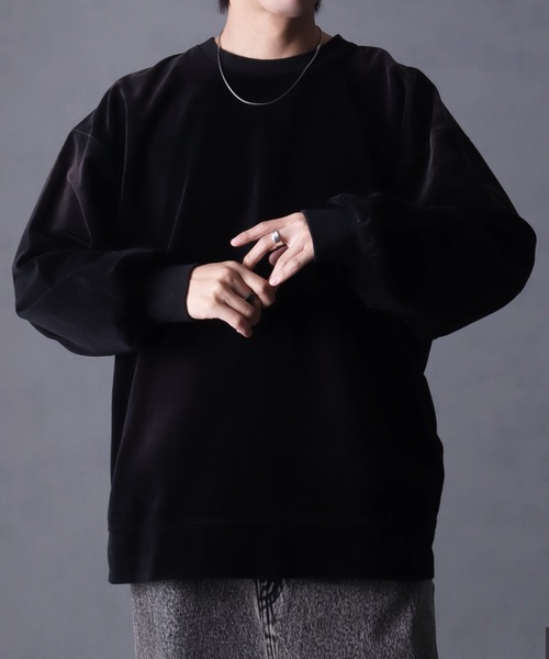 セール】【welise/ウェライズ】ヴィンテージベルベット オーバーサイズ