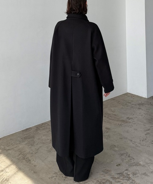 セール】2wayカラーオーバーサイズロングコート（ステンカラーコート