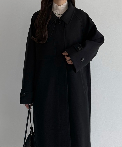 callautia（カラウティア）の「2wayカラーオーバーサイズロングコート