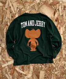 Tom＆Jerry | 【TOM&JERRY/トム＆ジェリー】　バックプリント　オーバーサイズ　ロンT　長袖　Tシャツ(Tシャツ/カットソー)