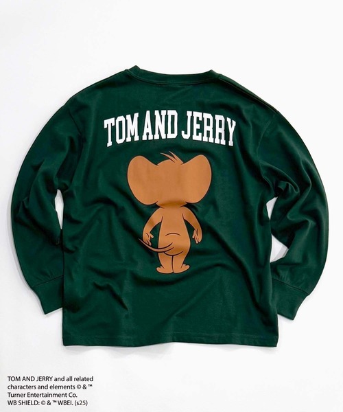 セール】【TOM&JERRY/トム＆ジェリー】 バックプリント オーバーサイズ