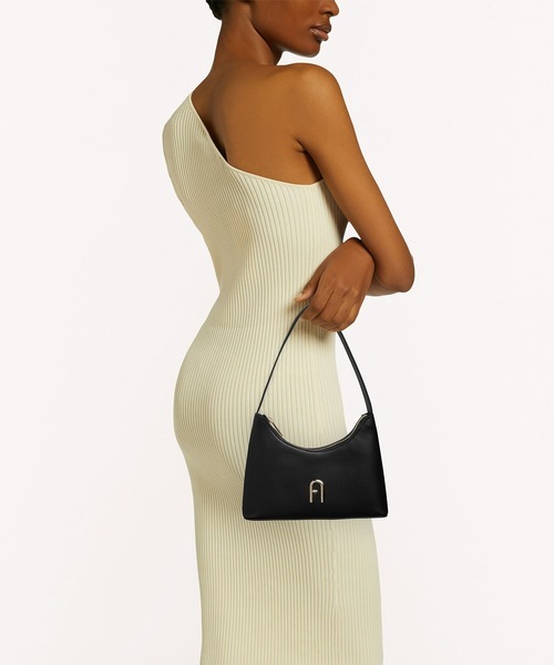 FURLA（フルラ）の「フルラ ディアマンテ ショルダーバッグ ミニ（ショルダーバッグ・レディース・ブラック/サンドベージュ・ONE SIZE）」の2枚目の写真