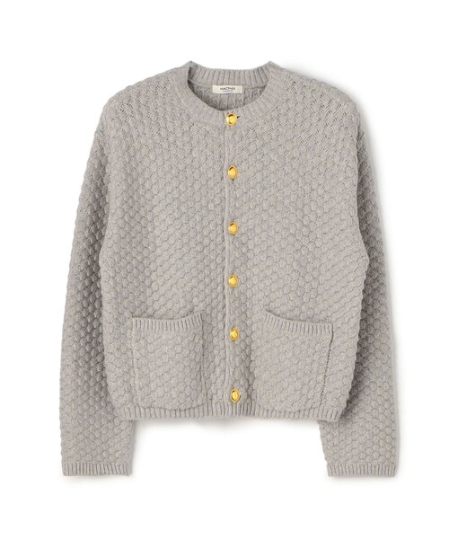セール】ハイブリットケーブル クルーネックカーディガン