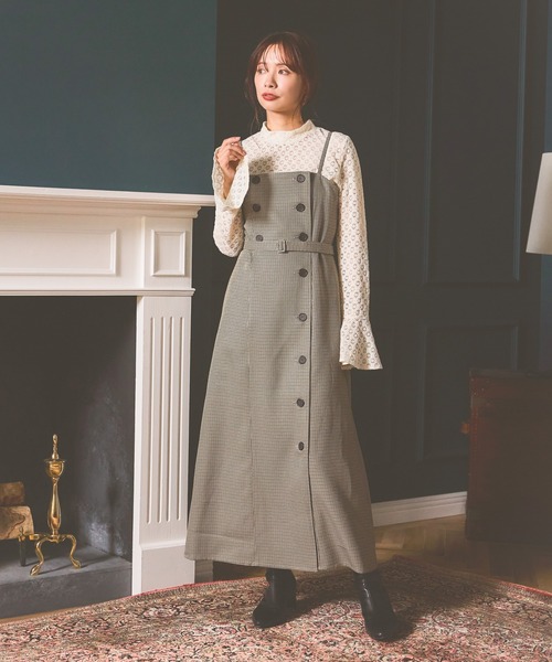 mysty woman（ミスティウーマン）の「袖フレアレースカットソー　603618（Tシャツ/カットソー・レディース・アイボリー/ブラック・FREE）」の21枚目の写真