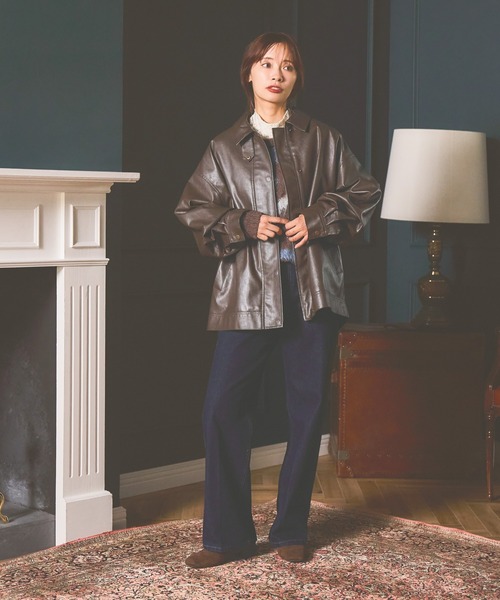 mysty woman（ミスティウーマン）の「袖フレアレースカットソー　603618（Tシャツ/カットソー・レディース・アイボリー/ブラック・FREE）」の22枚目の写真