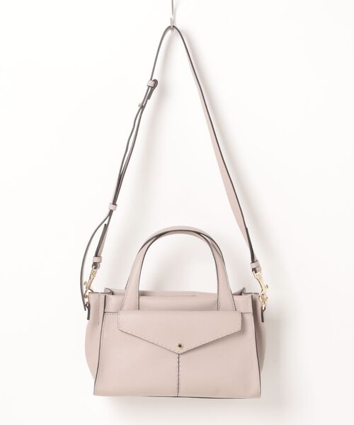 Rivel(リヴェル)の「【LORISTELLA/ロリステッラ】2WAY レザー ハンドバッグ トートバッグ MURIEL TOTE イタリア製(ハンドバッグ・レディース・スモークピンク/ブラック・FREE)」の11枚目の写真