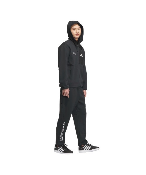 adidas(アディダス)の「アディダス adidas アディダスアダプテーション レギュラーフィット フード付きフルジップトラックトップ(ジャージ・メンズ・ブルー/ホワイト/ブラック・M/LL/S/L/3L)」の10枚目の写真