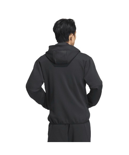 adidas(アディダス)の「アディダス adidas アディダスアダプテーション レギュラーフィット フード付きフルジップトラックトップ(ジャージ・メンズ・ブルー/ホワイト/ブラック・M/LL/S/L/3L)」の8枚目の写真