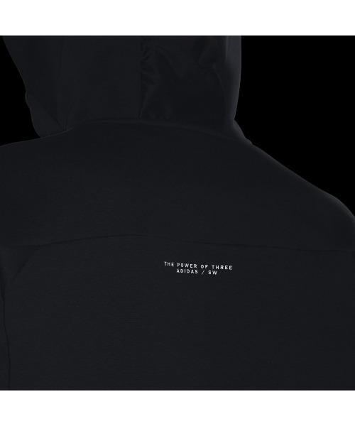 adidas(アディダス)の「アディダス adidas アディダスアダプテーション レギュラーフィット フード付きフルジップトラックトップ(ジャージ・メンズ・ブルー/ホワイト/ブラック・M/LL/S/L/3L)」の12枚目の写真