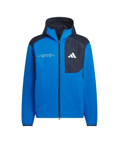 adidas(アディダス)の「アディダス adidas アディダスアダプテーション レギュラーフィット フード付きフルジップトラックトップ(ジャージ・メンズ・ブルー/ホワイト/ブラック・M/LL/S/L/3L)」の19枚目の写真