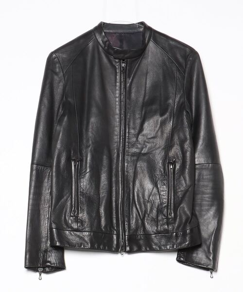 SHELLAC シェラック　総折柄シングルジャケット ブラック ブランド古着】SHELLAC｜シェラックのジャケット/アウター古着