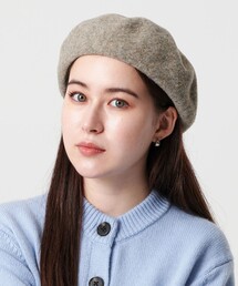 BEAUTY&YOUTH UNITED ARROWS(ビューティーアンドユースユナイテッドアローズ)のメランジ シンプル ベレー帽(ハンチング/ベレー帽)