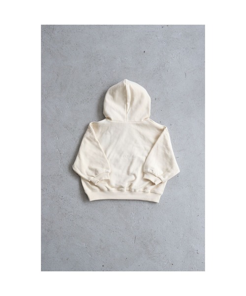 ooju（オージュ）の「【ooju】プルオーバーフーディー（パーカー・キッズ・チャコールグレー/アイボリー・1/2/3/4）」の12枚目の写真