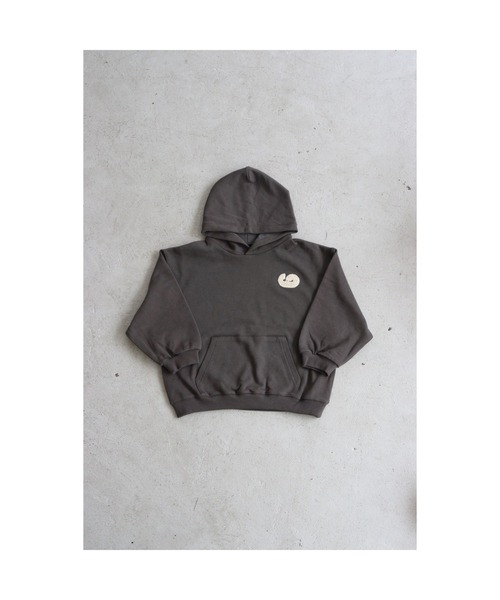 ooju（オージュ）の「【ooju】プルオーバーフーディー（パーカー・キッズ・チャコールグレー/アイボリー・1/2/3/4）」の8枚目の写真