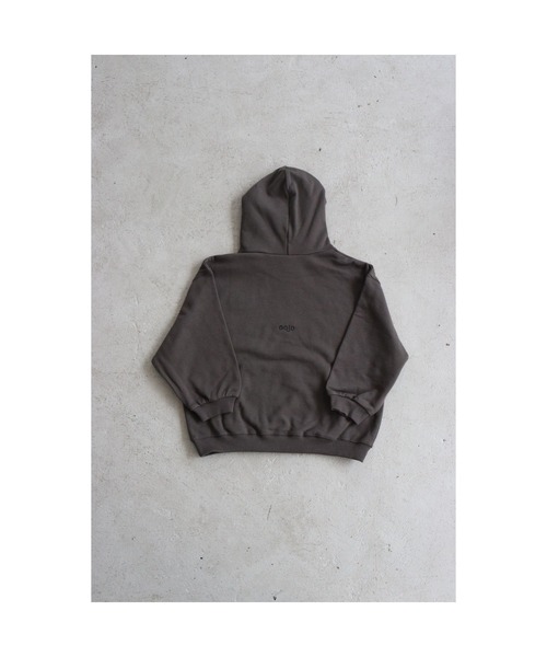 ooju（オージュ）の「【ooju】プルオーバーフーディー（パーカー・キッズ・チャコールグレー/アイボリー・1/2/3/4）」の6枚目の写真