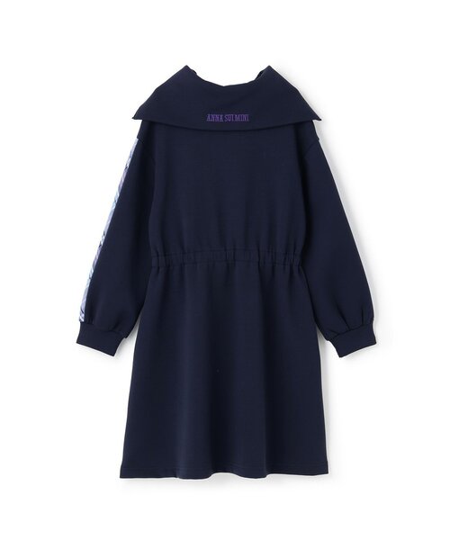 セール】袖チェックセーラーカラーワンピース（ワンピース）｜ANNA SUI