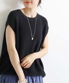 着用2回　COGTHEBIGSMOKE カットソー　HATTIE TOP 完売 COGTHEBIGSMOKE/コグザビッグスモーク】HATTIE TOP/フレンチスリーブ