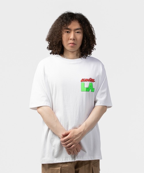 UNION(UNION TOKYO)(ユニオン)の「UNION TOKYO BIG LA TEE ユニオントーキョー(Tシャツ/カットソー・メンズ・ホワイト/ブラック・L/M/S)」の9枚目の写真