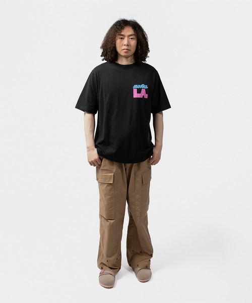UNION(UNION TOKYO)(ユニオン)の「UNION TOKYO BIG LA TEE ユニオントーキョー(Tシャツ/カットソー・メンズ・ホワイト/ブラック・L/M/S)」の7枚目の写真