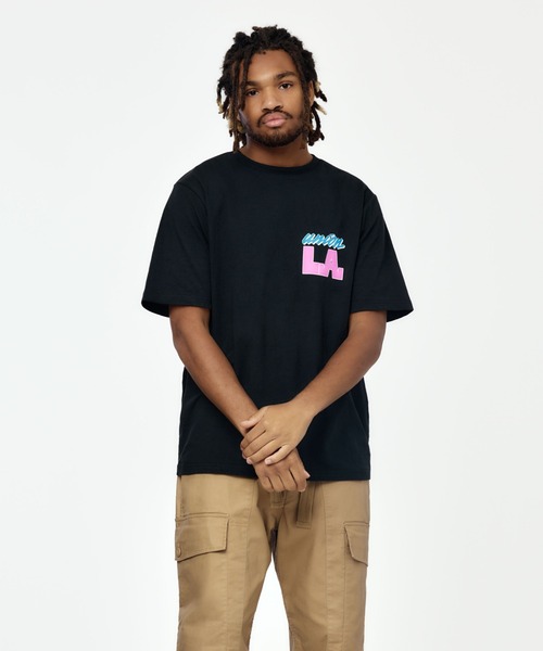 UNION(UNION TOKYO)(ユニオン)の「UNION TOKYO BIG LA TEE ユニオントーキョー(Tシャツ/カットソー・メンズ・ホワイト/ブラック・L/M/S)」の13枚目の写真