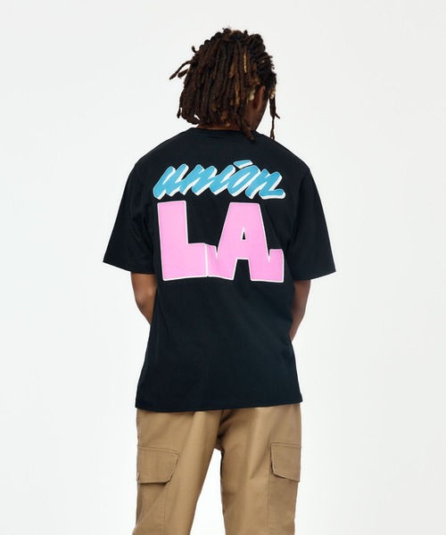 UNION(UNION TOKYO)(ユニオン)の「UNION TOKYO BIG LA TEE ユニオントーキョー(Tシャツ/カットソー・メンズ・ホワイト/ブラック・L/M/S)」の20枚目の写真