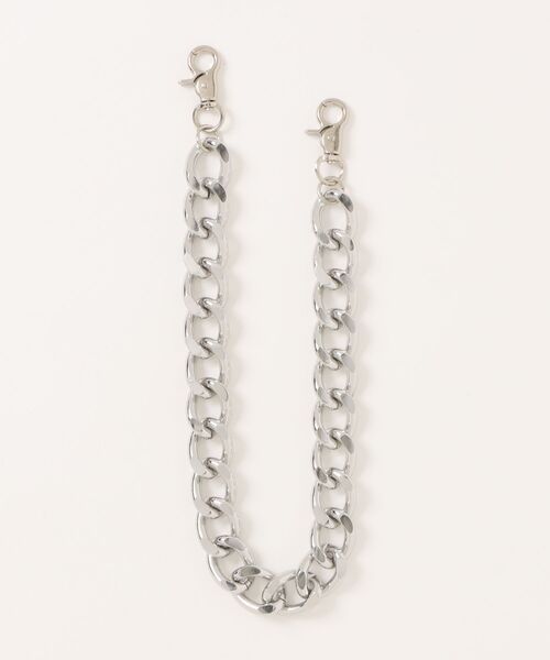 SPINNS（スピンズ）の「シルバーボリュームウォレットチェーン（ウォレットチェーン・メンズ・シルバー・ONESIZE）」の2枚目の写真