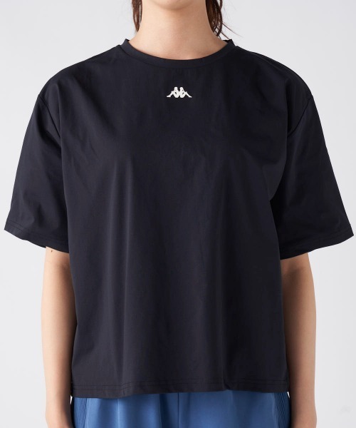 Kappa（カッパ）の「半袖Ｔシャツ（Tシャツ/カットソー・レディース・ブルー/オフホワイト/ブラック・LARGE/X-LARGE/MEDIUM/SMALL）」の4枚目の写真