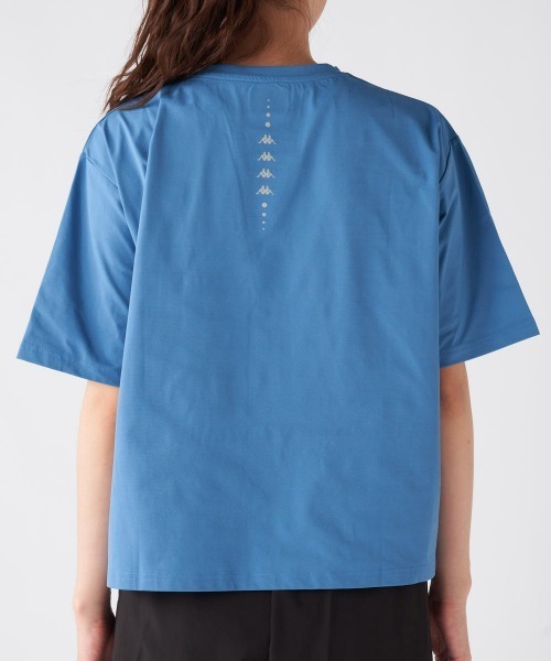 Kappa（カッパ）の「半袖Ｔシャツ（Tシャツ/カットソー・レディース・ブルー/オフホワイト/ブラック・LARGE/X-LARGE/MEDIUM/SMALL）」の11枚目の写真